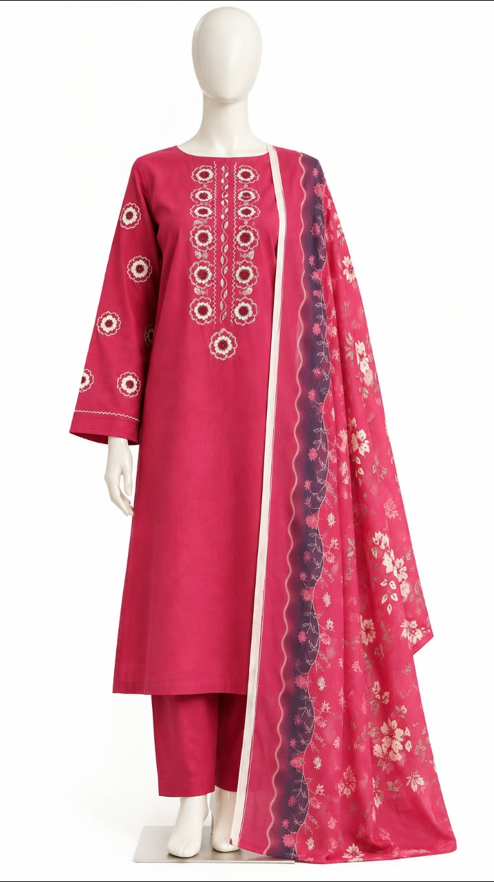 "Royal Touch Regal Aura" (HAND EMBROIDERED).