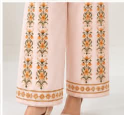 Unstitched Printed Poly Lawn 3 piece Suit. - Image 3